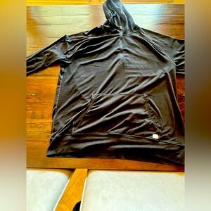 Vuori - XL - Ponto Performance 1/2 zip hoodie - Black - Dream Knit Material